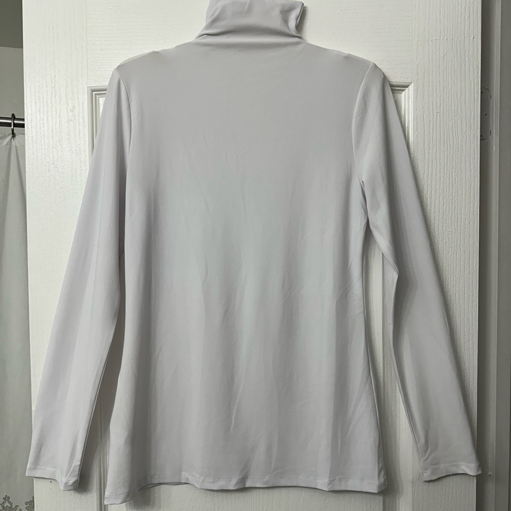 Halogen Women's Long Sleeve White Turtleneck
